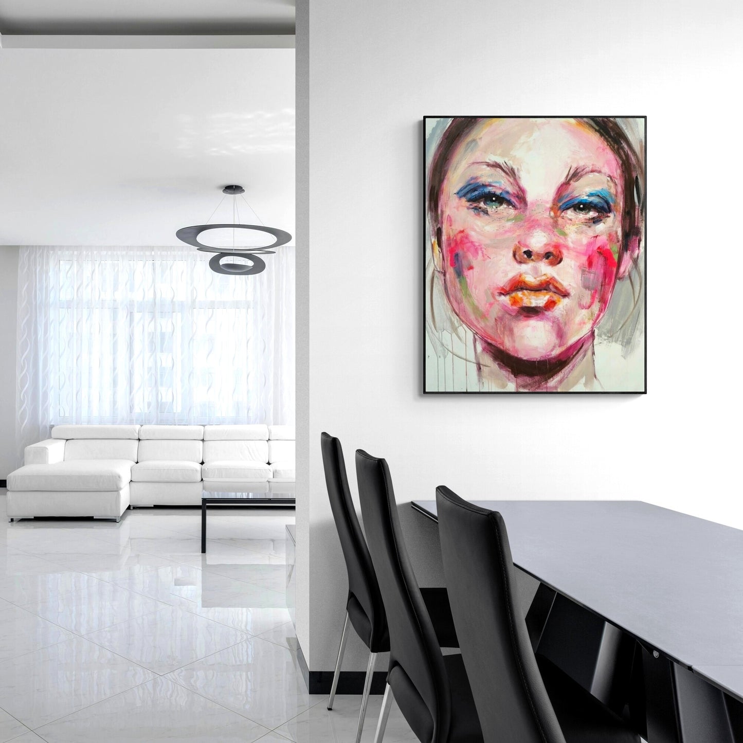 The cup in the center