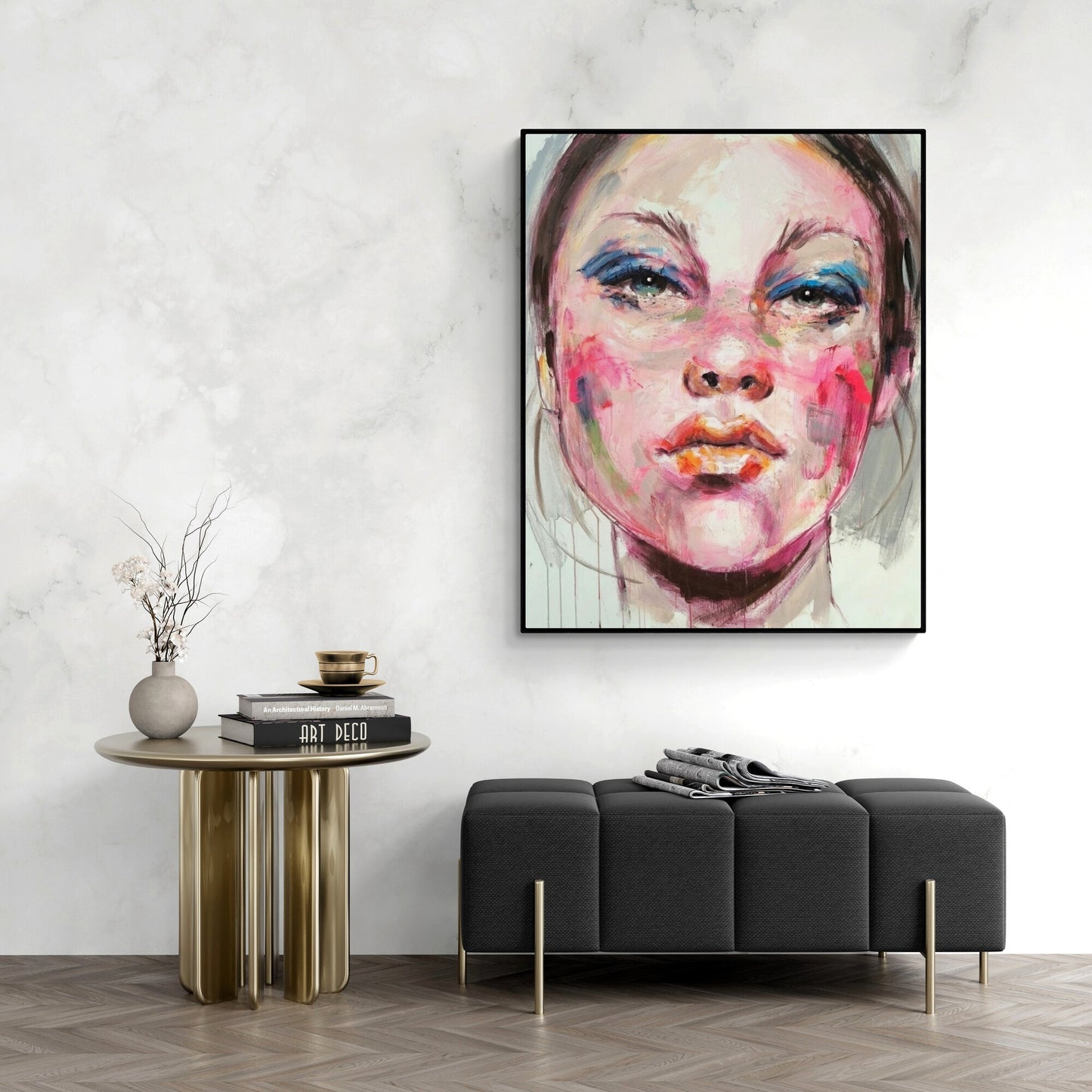 The cup in the center